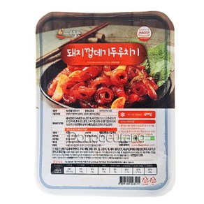 수월한 돼지껍데기두루치기 400g, 1개