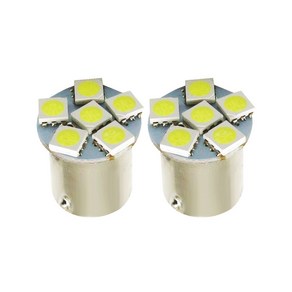 D21 24V S25 6LED 싱글 화이트 LED 화물차 번호판등 화물차 실내등 튜닝 엘이디 셀프, 1개