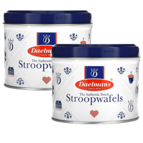 네덜란드 델만스스트룹와플 카라멜 460g 틴케이스 Daelmans Stroopwafels