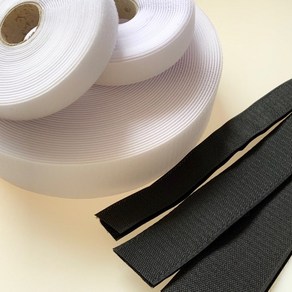 [세아퀼트] 벨크로 찍찍이 20mm 25mm 38mm 50mm, 50mm블랙, 1개