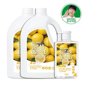 슈가버블 베이킹소다 레몬 주방세제 750ml+2.5Lx2개, 1개, 5.75L