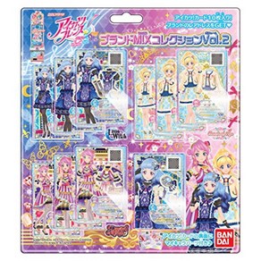 BANDAI Data Carddas Aikatsu 친구 브랜드 믹스 컬렉션 Vol.2