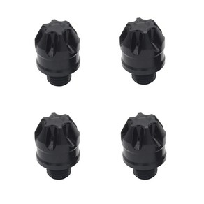 발통마켓 오토바이 백미러 볼트 마감볼트 10mm, 블랙(정방향), 4개