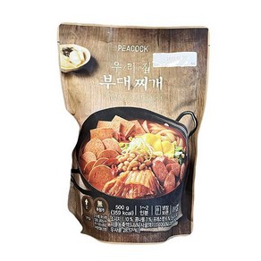 피코크 피코크 우리집 부대찌개 500g, 1개