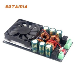 SOTAMIA 고출력 오디오 앰프 HIFI 스테레오 홈 뮤직 앰프 보드 릴레이 보호 기능 포함 1200W 슈퍼 TPA3255 앰프 2x600W, 1.2X500W 12-60V