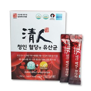 청인 혈당앤유산균 450g, 1개