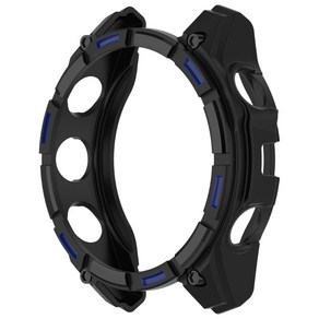 Gamin Fenix ​​​​8 중공 보호 케이스에 적합, Suitable fo 43mm, Black blue, 1개