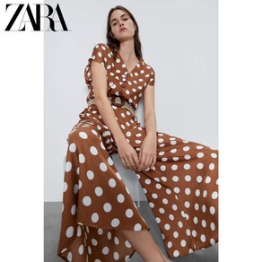 ZARA 자라 도트 점프수트