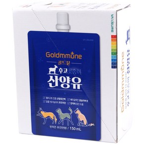 골드뮨 강아지 고양이 겸용 펫밀크, 10개, 150ml, 후코꽃송이 산양유