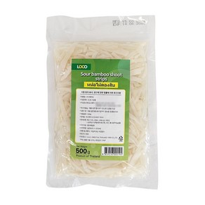 LOCO 태국 수어 뱀부슛 죽순채 Sour Bamboo shoot strips 500g worldfood