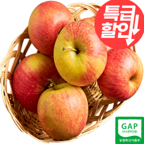 고당도 부사 사과 꿀사과 크기별, 1개, 5kg중과(25과내외)