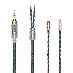 NICEHCK C24-2 24 코어 실버 도금 구리 합금 이어폰 케이블 3.5mm/2.5mm/4.4mm MMCX/NX7/QDC/0.78 2Pin ST-10s LZ A7, 08 2.5mm With 0.78 2Pin, 08 2.5mm With 0.78 2Pin