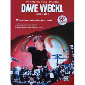 Dave Weckl: Ultimate Play-Along Dum Tax - Volume 1 데이브 웨클: 얼티밋 플레이얼롱 드럼 트랙스 1 (CD포함) Alfed 알프레드