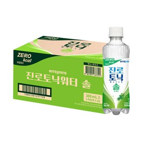 진로토닉 토닉워터 제로 솔 300ml x 24개