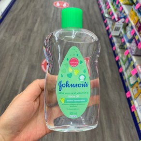 존슨즈 알로에베라 비타민E 베이비 오일 500ml Johnsons Baby Oil Aloe Vera VitaminE