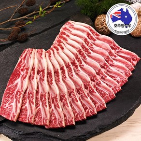 [첫번째고기집] 678 꽃LA갈비 지방 완벽제거 LA갈비 2KG 트레이 드라이아이스