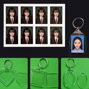 아크릴 액자키링 증사키링 6Type 키링 열쇠고리 부자재