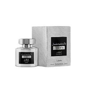 Confidential Platinum by Lattafa 3.4 oz EDP Pefume Cologne Unisex New in Box, 1개