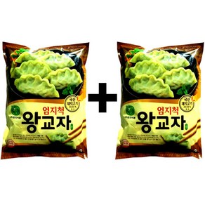 엄지식품 엄지 왕교자 1.050g + 왕교자 1.050g 1+1, 1.05kg, 2개