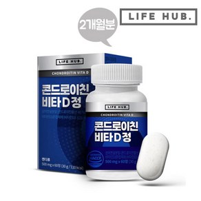 Manifest Health 상어연골 콘드로이친 500mg 관절영양제 60정, 1개