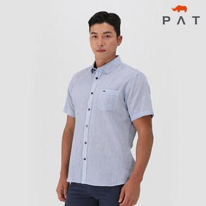[PAT 남성] 린넨혼방 잔패턴 셔츠_1G31503