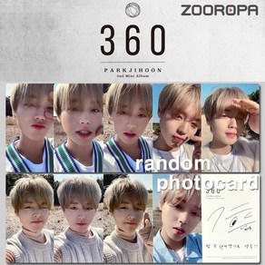 [1포토카드/랜덤] 박지훈 PARK JIHOON 360 0 Degees ve.