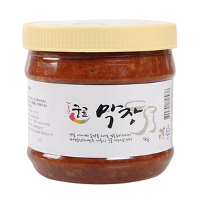 계룡산궁골 전통 방식으로만든 막장1Kg 국산콩100% 항아리 숙성 사회적기업 제조제품, 1kg, 1개