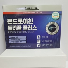 Manifest Health 상어연골 관절 뼈건강 영양제 콘드로이친 30포, 60g, 1개