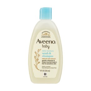 아비노 모이스처 라이트향 아기 샴푸 바디워시 236ml Aveeno Baby Moistue Wash & Shampoo, 1개