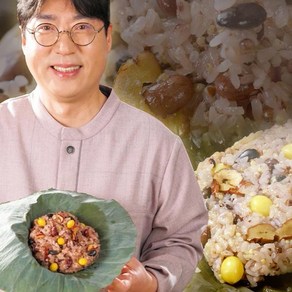 [아이365쇼핑_ TV 방송 ] 김봉찬 명인의 약선 연잎향가득 오곡 연잎밥 (120g*10팩) 12가지 곡물 100%국내산 오곡영양밥 옹기시루 전통 연잎밥, 120g, 10팩, 10세트