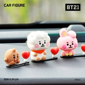 BT21 베이비 차량용 피규어 마스크 걸이, 1개