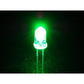 아두이노 LED 5파이 5mm 고급 고휘도 투명 녹색 발광다이오드 Geen Tanspaent LED 0.1%의 비밀, 100개