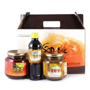 3호 장류세트 고추장+죽염된장+죽염간장 죽염종가, 1개