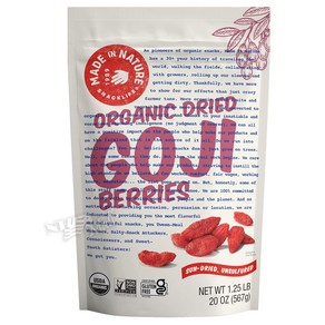 메이드인네이처 오가닉 말린 고지베리 건 구기자 567g MADE IN NATURE ORGANIC SUN DRIED GOJI BERRIES