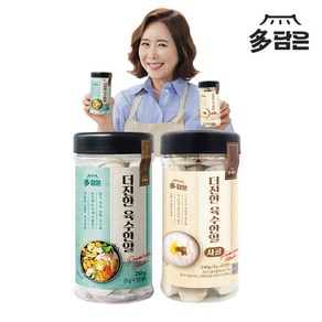 [다담은] 더진한 육수한알 코인육수 멸치맛 50정 + 사골맛 60정, 490g, 1개