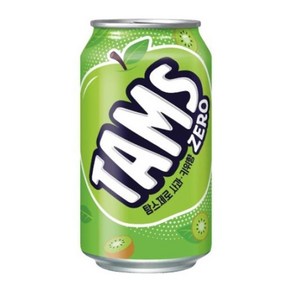 [롯데칠성음료] 탐스제로 사과키위향 355ml, 24개