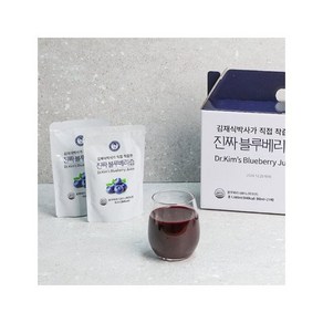 [김재식 헬스푸드] 진짜 블루베리즙 80ml x 21팩, 21개, 21개