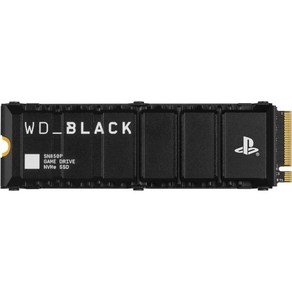 WD_BLACK PS5 콘솔용 2TB SN850 NVMe SSD 히트 싱크 포함 4세대 PCIe M.2280 최대 7 000MB/s WDBKW0020BBK-WSN, 1개, 1TB, NEW - Up to 7/300MB/s