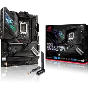 ASUS ROG Stix Z690F 게이밍 WiFi 6E LGA1700인텔 12세대 ATX 마더보드PCIE 5.0 DDR5 161 파워 스테이지 2.5Gb LAN BT v5., Gaming WiFi, 1개