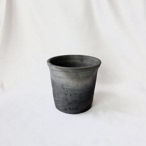 블랙토분 흑막분 수제토분 빈티지 블랙 화분 검정, 블랙토분 (14x13cm), 1개