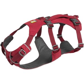 러프웨어 RUFFWEAR 반려견 대형견 경량 가슴줄 하네스 레드 락, XS, 1개