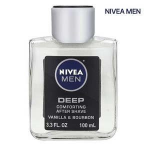 Nivea Men 니베아 맨 딥 컴포팅 애프터 쉐이브 바닐라n버번, 1개, 100ml