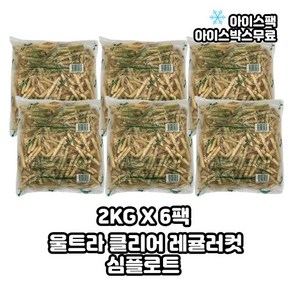 심플로트 울트라클리어 스킨온 레귤러컷, 2kg, 6개