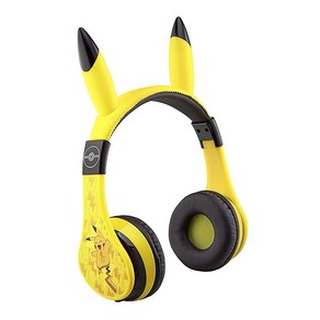 A.MINE E 포켓몬 아동용 블루투스 헤드폰124059, 1_Headphones, Yellow_Headphones