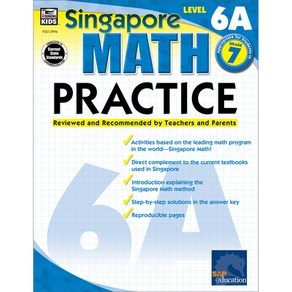 Math Pactice Gade 7: Reviewed and Recommended by Teaches and Paents Papeback, Fank Schaffe Publications, English, 9780768239966