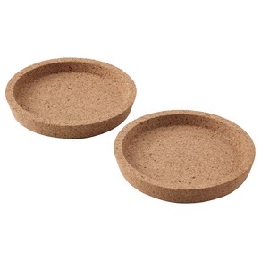 이케아 IKEA 365+ 컵받침 코르크 10cm 2개입, 없음, 1개