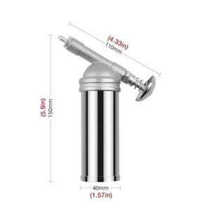 휴대용 고압 오일러 미니 자전거 그리스 건 인젝터 임팩트 렌치 도구용 1000PSI, 1개