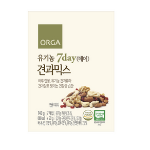 올가홀푸드 유기농 7day 견과믹스 7p, 140g, 1개