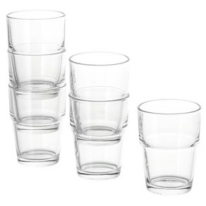 이케아 레코 유리컵 물컵 170ml 6개 1세트+무료배송