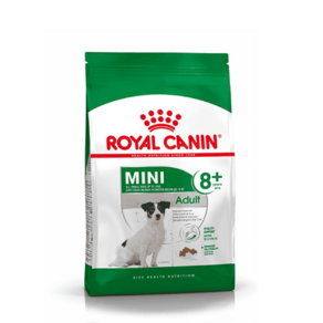 로얄캐닌 로얄캐닌 미니 어덜트 8+ 8kg / 8세이상 반려견 노령기 건식사료 / ROYAL CANIN, 닭+오리, 1개